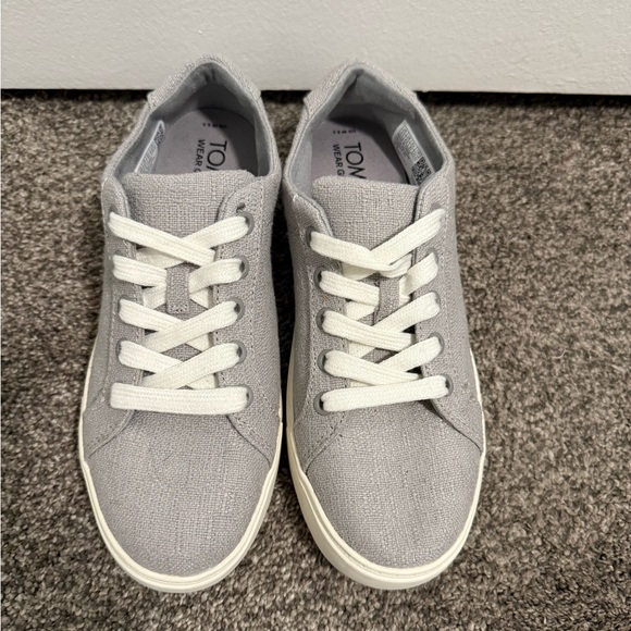 Toms Kameron Lace Up Sneakers - Light Grey - Picture 6 of 10